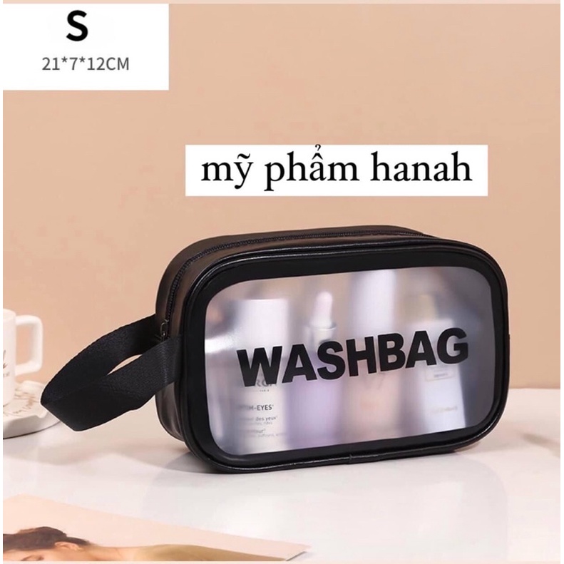 TÚI ĐỰNG MỸ PHẨM CAO CẤP WASHBAG COMBO 3 TÚI