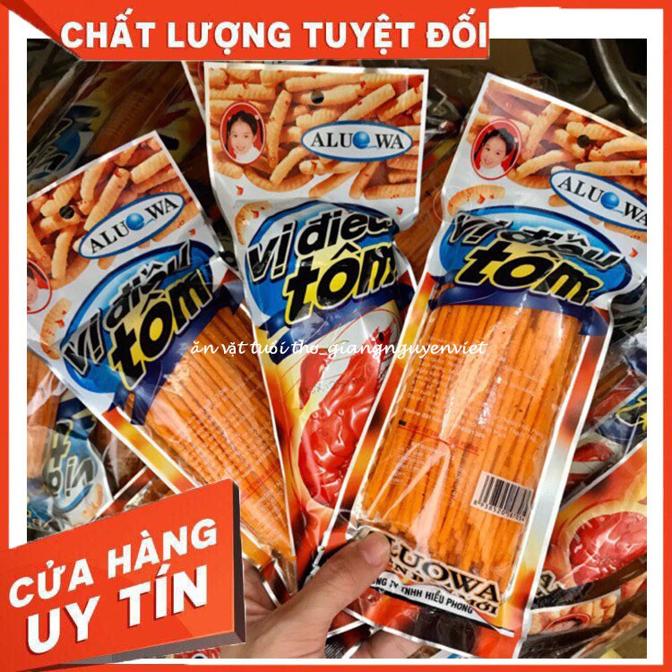 Combo 10 gói Snack Tăm Cay vị Tôm Điều