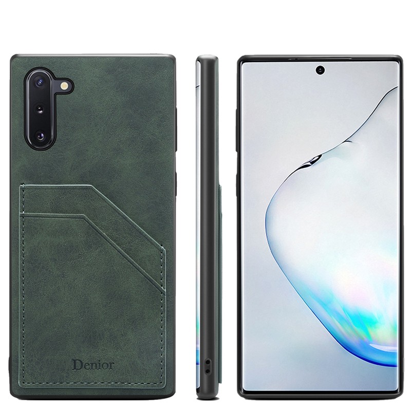 Ốp điện thoại da PU chống sốc có ngăn đựng thẻ cho Samsung NOTE10 S10PLUS S10E NOTE9 S20 Ultra