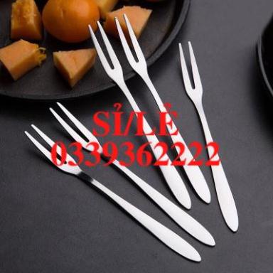 [ HAIANHSHOP ] Set 6 dĩa inox ăn trái cây bền đẹp &gt;