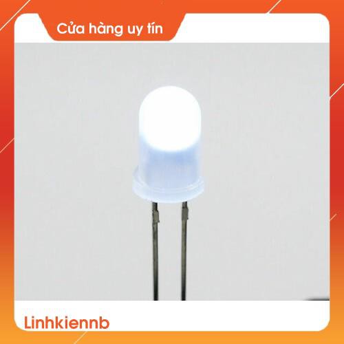 Combo 10 con Led 5MM Trắng Đục