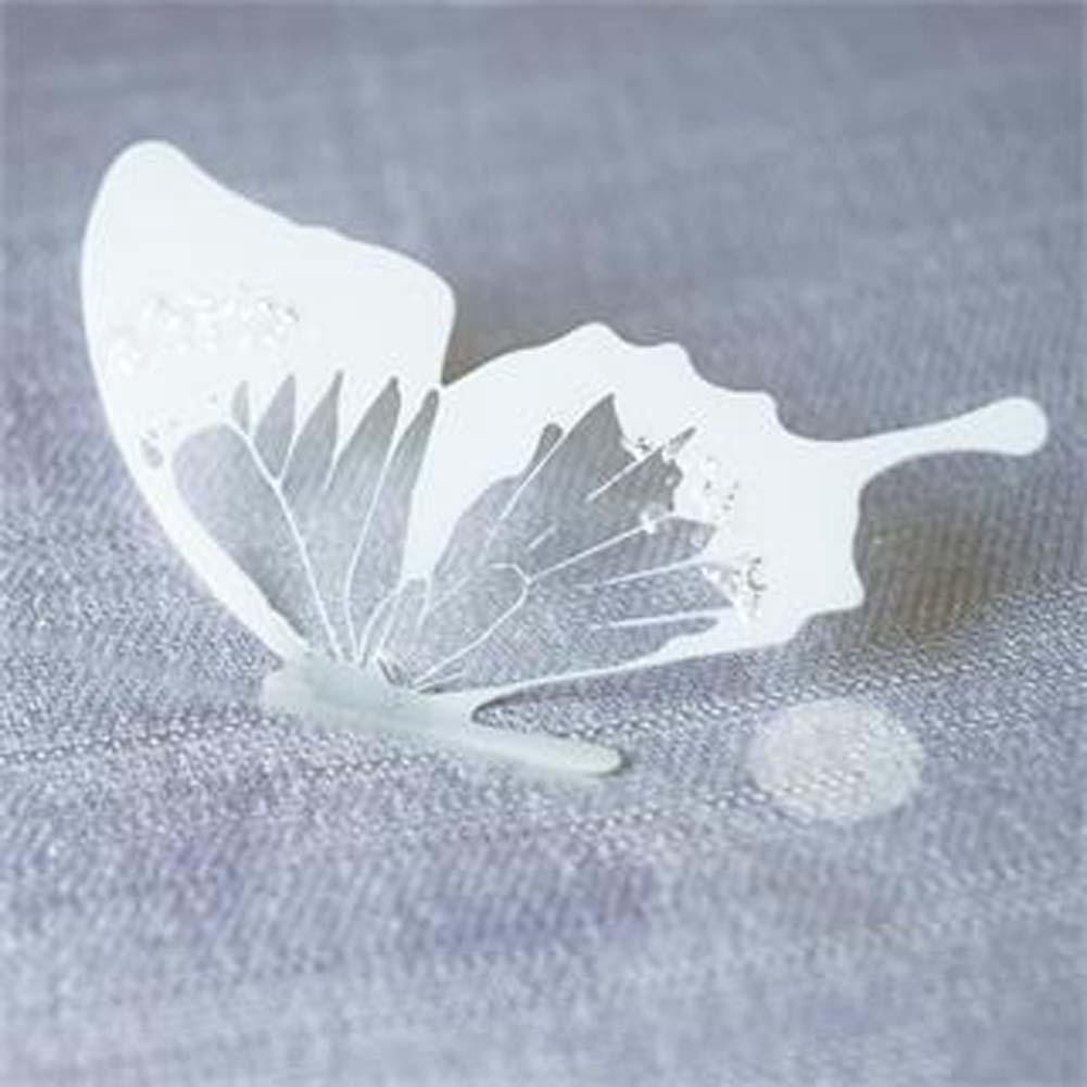 Set 18 đề can PVC hình bướm dán tường trang trí nghệ thuật