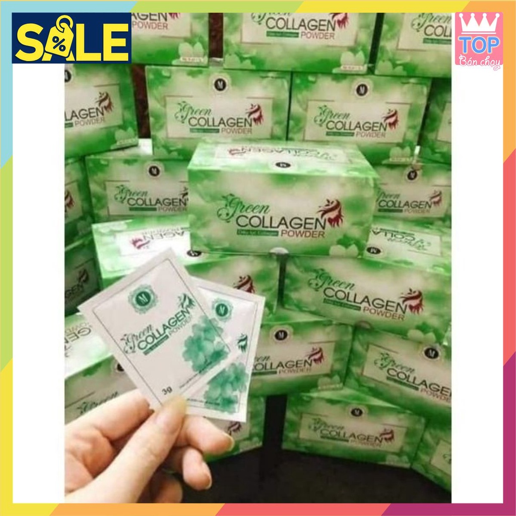 Thức uống diệp lục green collageen_hàng công ty_ bao check