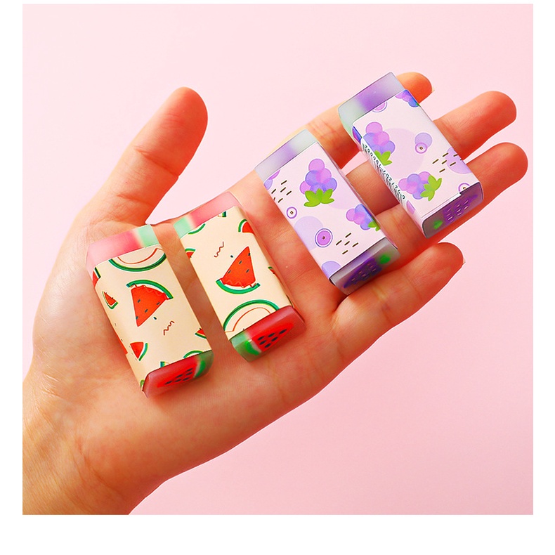 Cục Tẩy Bút Chì / Gôm Tẩy Hình Trái Cây Hoạt Hình Sáng Tạo Dành Cho Học Sinh