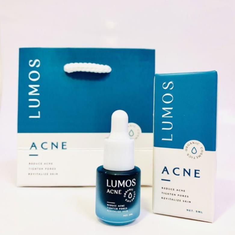 (Mẫu mới 2022 kèm túi)Serum Mụn Lumos acne 5ml chính hãng 100% công ty