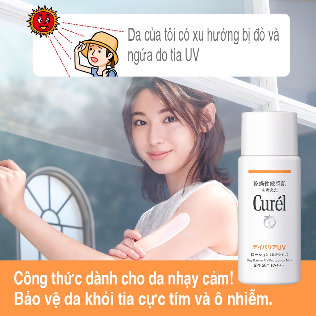 Curél UV kem chống nắng UV Protection Face Cream SPF 30 PA++ 30g