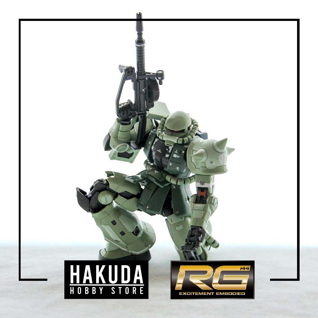 Mô hình RG 04 1/144 Zaku II - Chính hãng Bandai Nhật Bản
