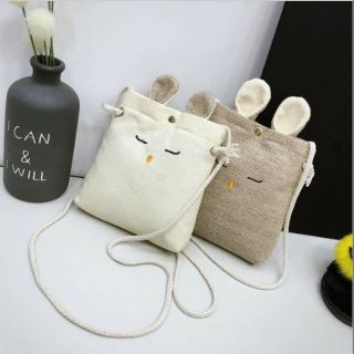 Túi đeo chéo tai thỏ ullzang