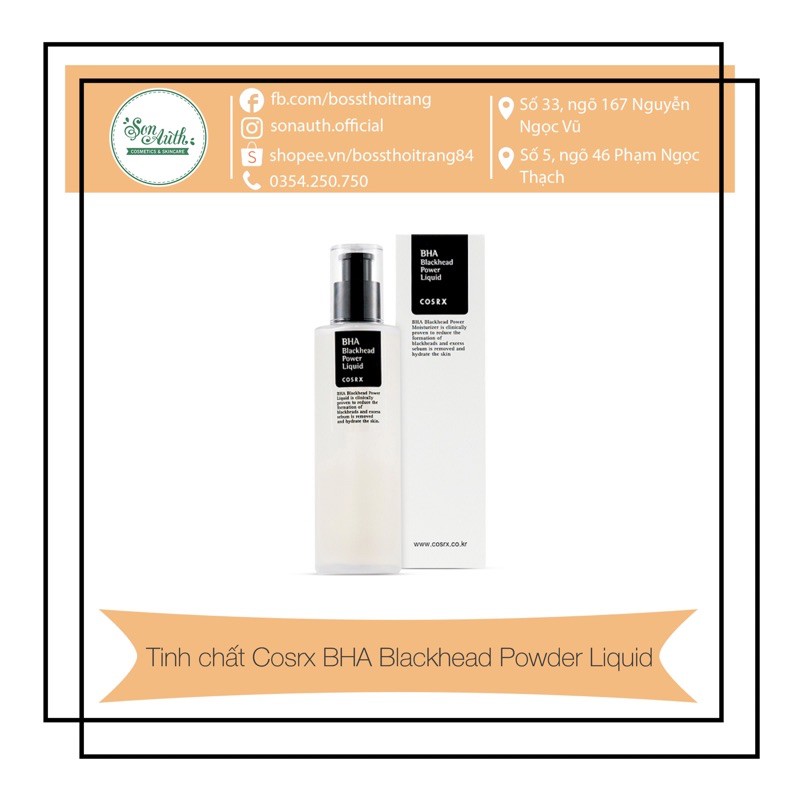 Tinh chất Cosrx BHA Blackhead Powder Liquid