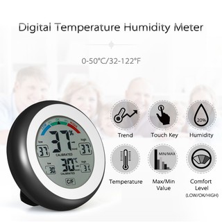 Nhiệt kế kỹ thuật số đo nhiệt độ và độ ẩm màn hình kỹ thuật số hiển thị tiện dụng + phụ kiện