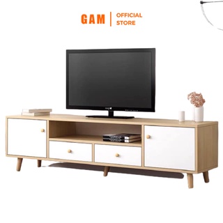 Kệ tivi gỗ để sàn, kệ tivi phòng khách phong cách Nordic chính hãng IGA - GP122