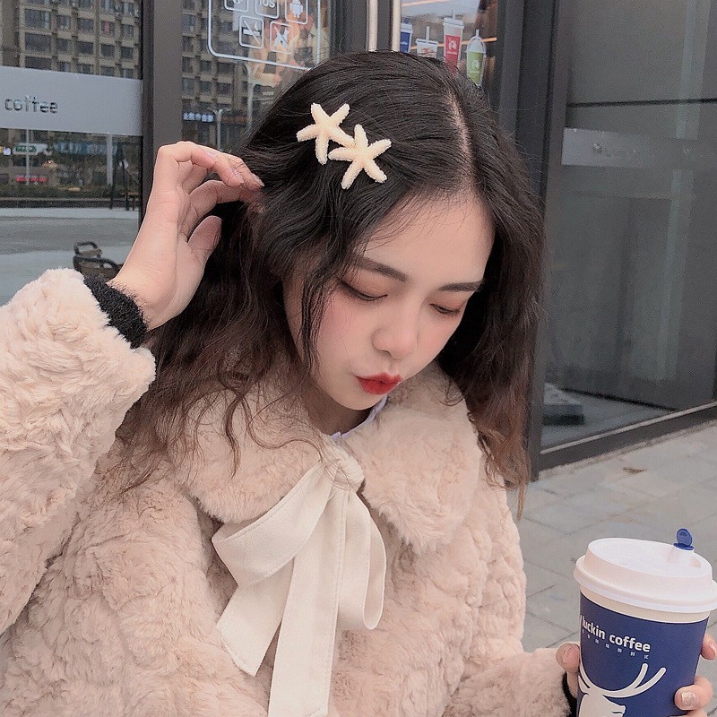 Kẹp tóc kiểu sao biển xinh xắn dành cho nữ
