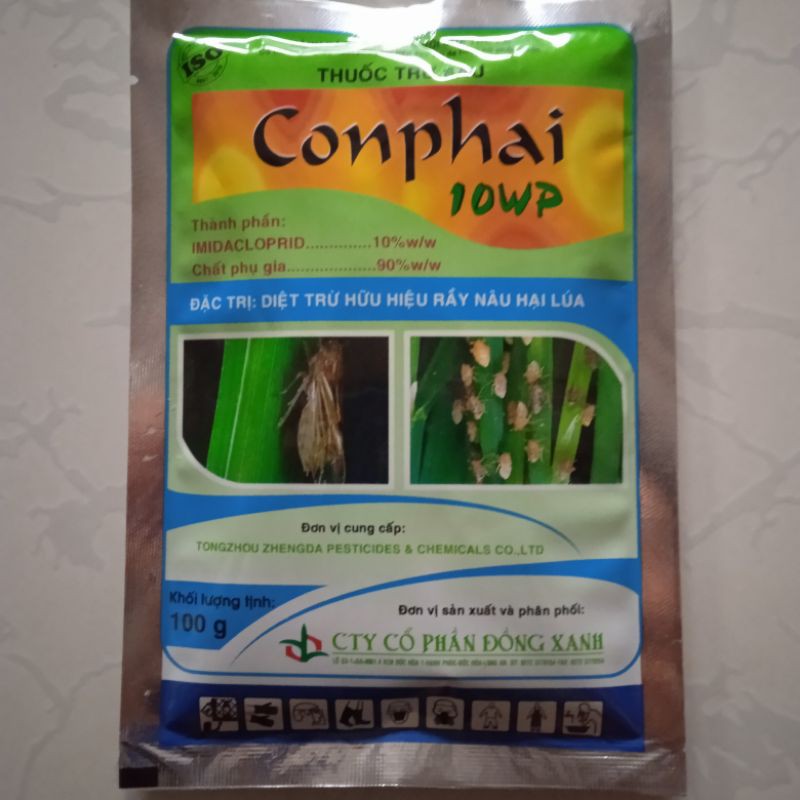 Diệt trừ rầy rệp Conphai 10WP phòng trừ rầy nâu, rầy trắng, bọ trĩ, rệp sáp hại cây