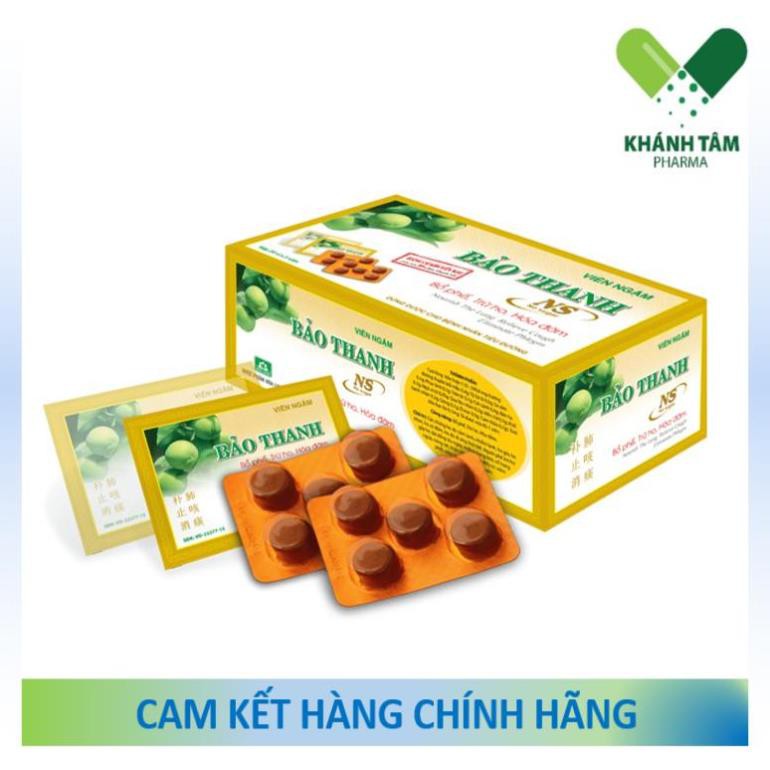 ! Viên kẹo ngậm ho Bảo Thanh (Hộp 100 viên) (có đường/ không đường NS)