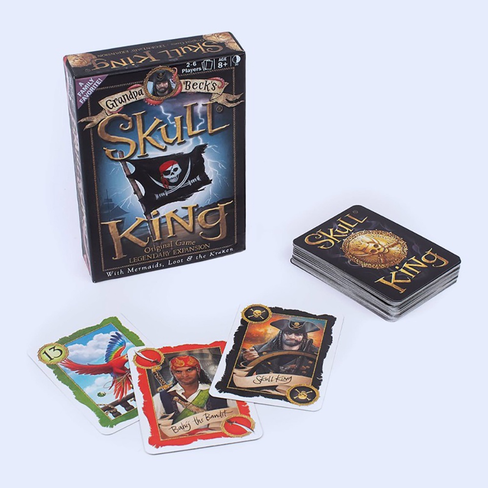 Skull King - The Ultimate Pirate Trick Taking Game Bộ Trò Chơi Hải Tặc Cho Bé 2-6 Người 8+ BG50
