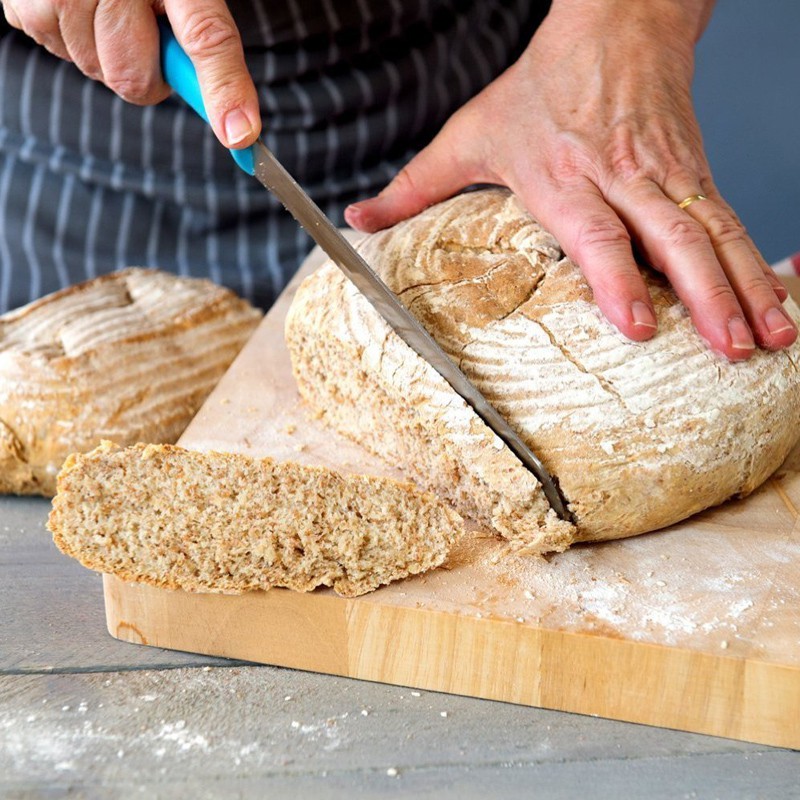 Giỏ bánh mì tráng men mây tự nhiên Pháp Walfos