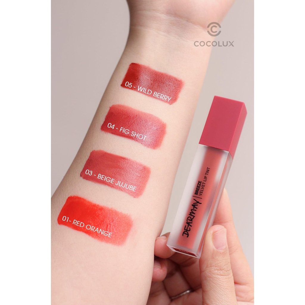 Son Kem Lì, Mịn Mượt Như Nhung DEARMAY Breeze Velvet Lip Tint