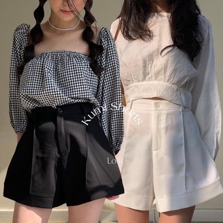 quần đùi vải nữ LOLLIE STUDIO TKQ39 dáng A