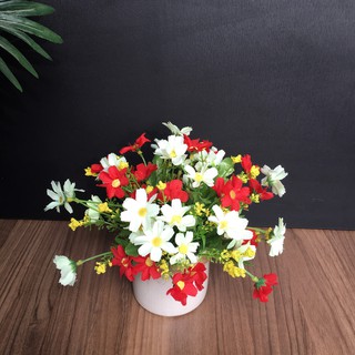 Bình Hoa Giả Trang Trí Để Bàn Học