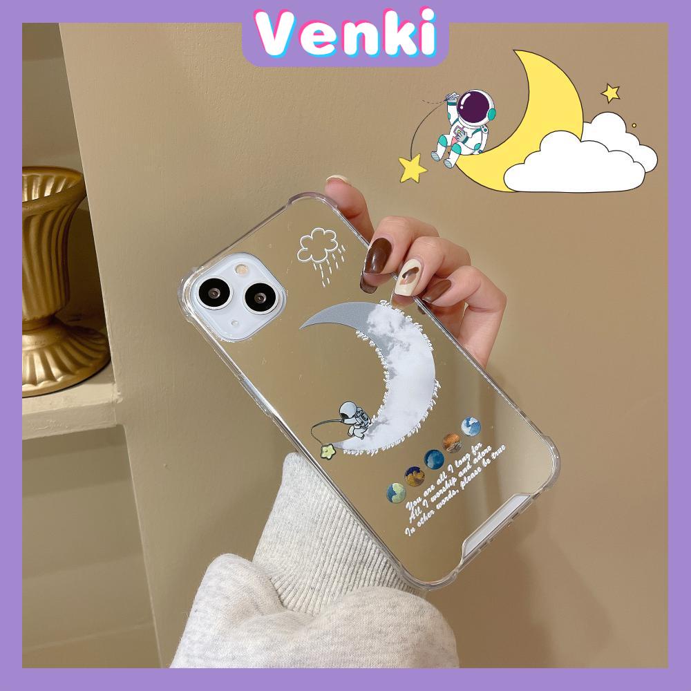 Ốp điện thoại Acrylic mặt gương HD chống sốc bảo vệ camera thích hợp cho iPhone 11 13 Pro Max 12 Pro Max 7Plus XR