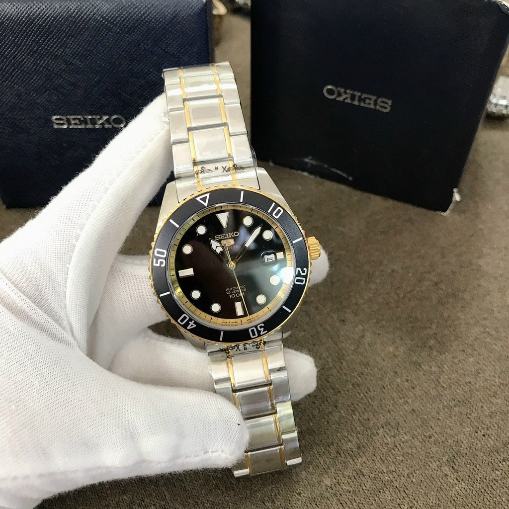 Bảo Hành 12 Tháng Đồng hồ thời trang nam seiko automatic nhiều màu - size 42mm - Dây Thép