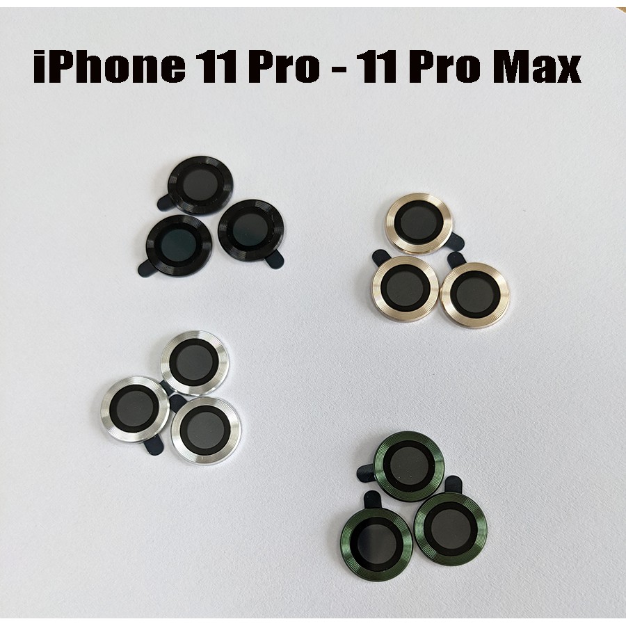 Bộ dán 3 mắt kim loại dời bảo vệ camera cho iPhone 11 Pro Max, 12 Pro Max, 13 Pro Max, 14 Pro Max