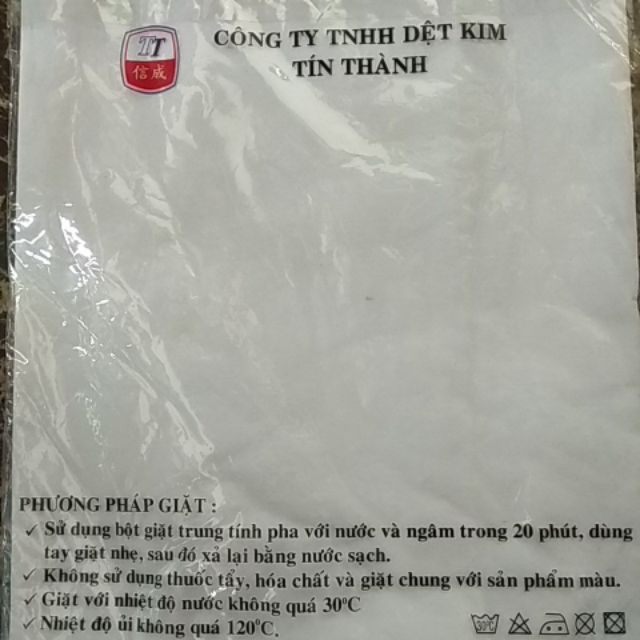 Áo mayo cotton không có tay nam màu trắng 100% cotton mát giá 70.000đ một cái từ 50kg...đến 75kg