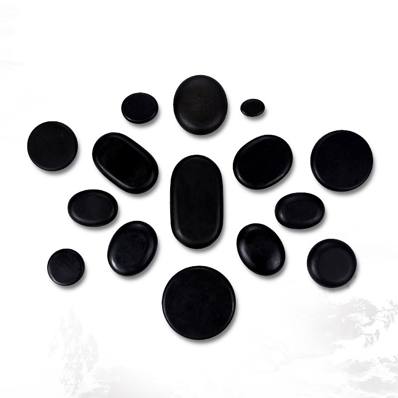 Đá Nóng Massage Body Đá Mát Xa 8cm 8x6cm Ovan Tròn To Nhỏ cho Spa đủ size