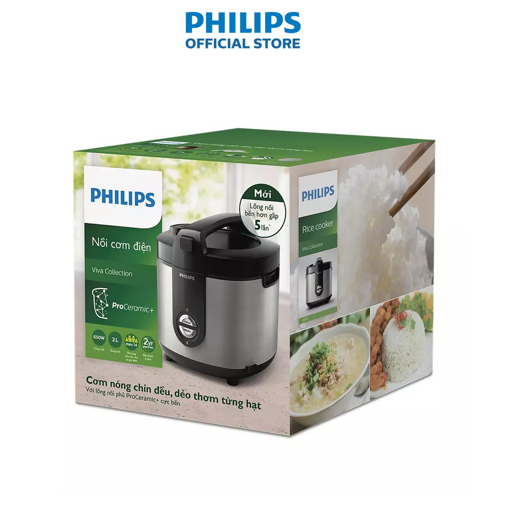 Nồi Cơm Điện Nắp Gài Philips 2.0L HD3132/66 - Hàng Chính Hãng | BigBuy360 - bigbuy360.vn
