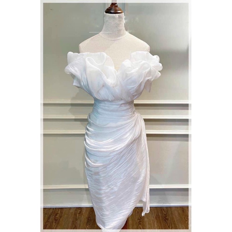 Đầm body trễ vai