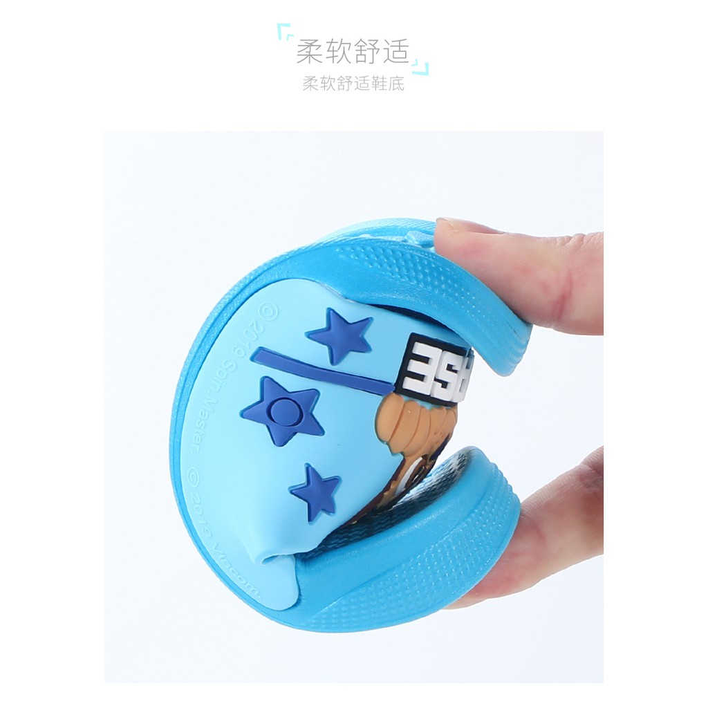 Dép Nhựa Pvc Mềm Chống Trượt Thoáng Khí In Hình Paw Patrol Dành Cho Bé Từ 2-12 Tuổi