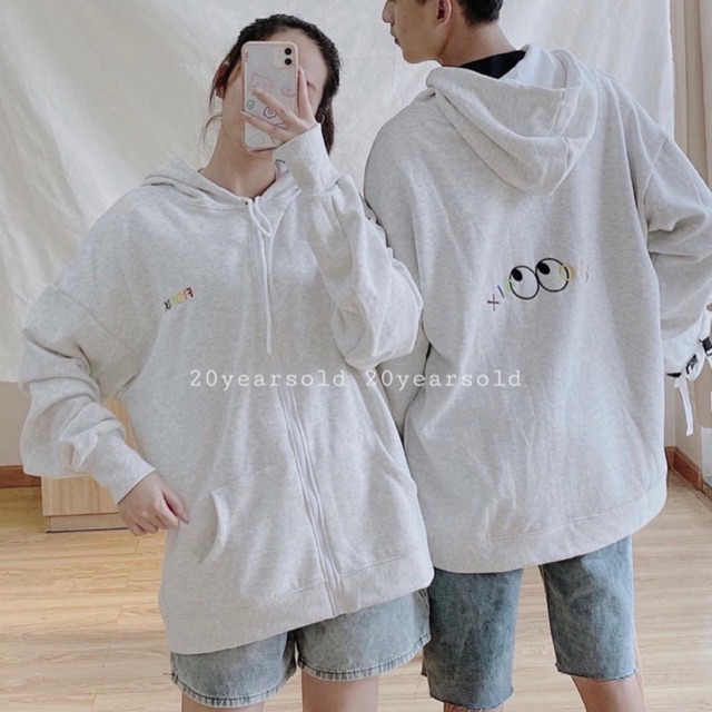 Áo Khoác Nỉ Thêu Mắt🤍 | BigBuy360 - bigbuy360.vn