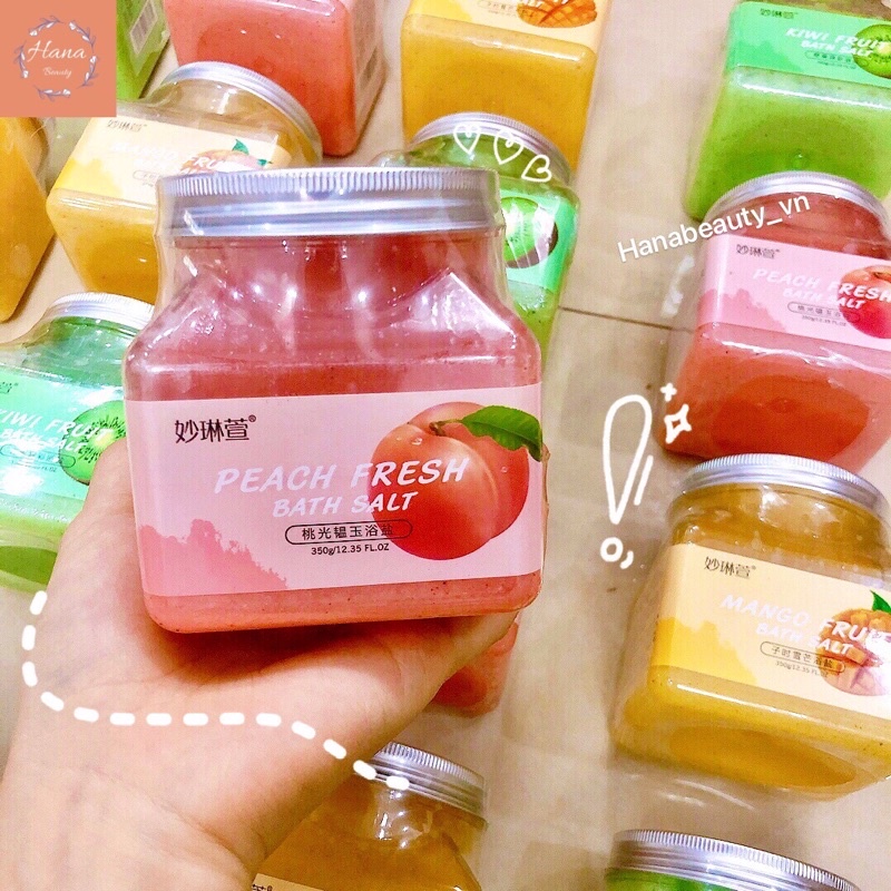 [Hàng mới về] Muối tắm TẨY DA CHẾT body giảm thâm hỗ trợ giảm mụn tắc nghẽn lỗ chân lông
