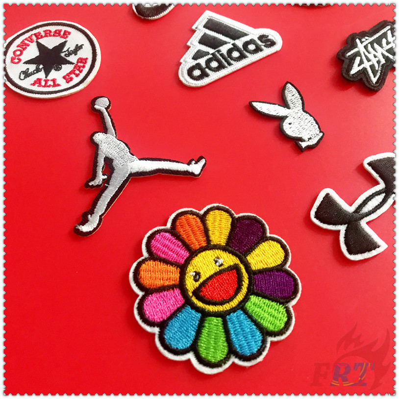 Miếng vá thêu ủi trang trí sửa quần áo DIY