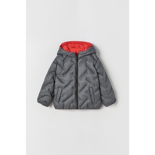 Áo khoác đỏ ấm áp mặc được cả hai mặt săn sale china sz 2-3y