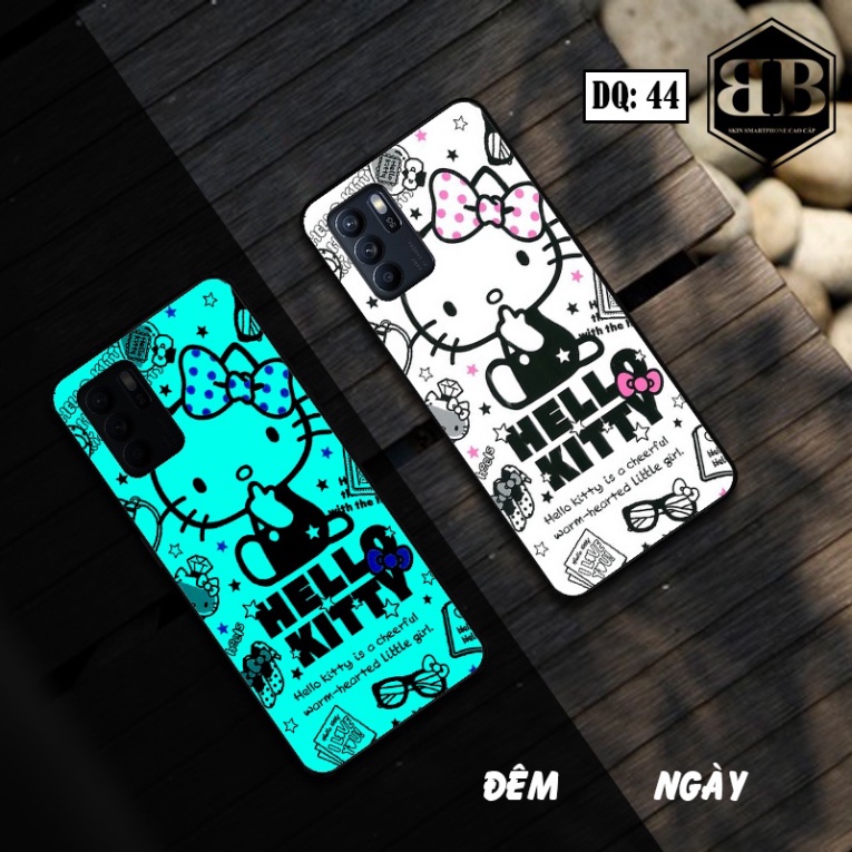 Ốp lưng kính Dạ Quang OPPO RENO6 Z 5G  phát sáng trong đêm giá rẻ