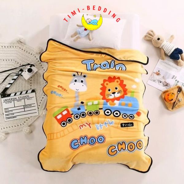 Chăn mền lông tuyết cho bé ấm áp, thoáng mát kích thước 1x1,4m – Timibedding