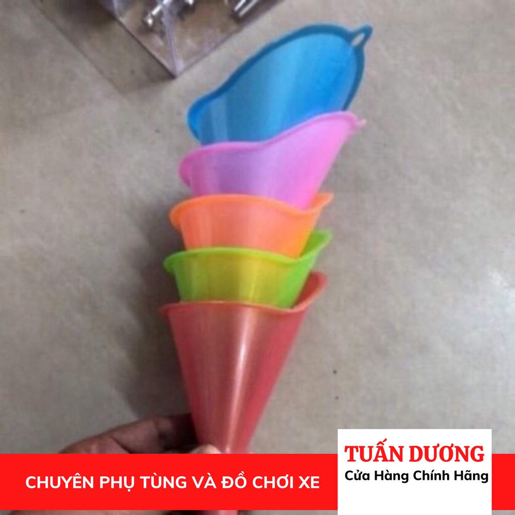 Phễu đổ dầu - đổ xăng nhựa xịn dày dặn bền loại dài 25cm