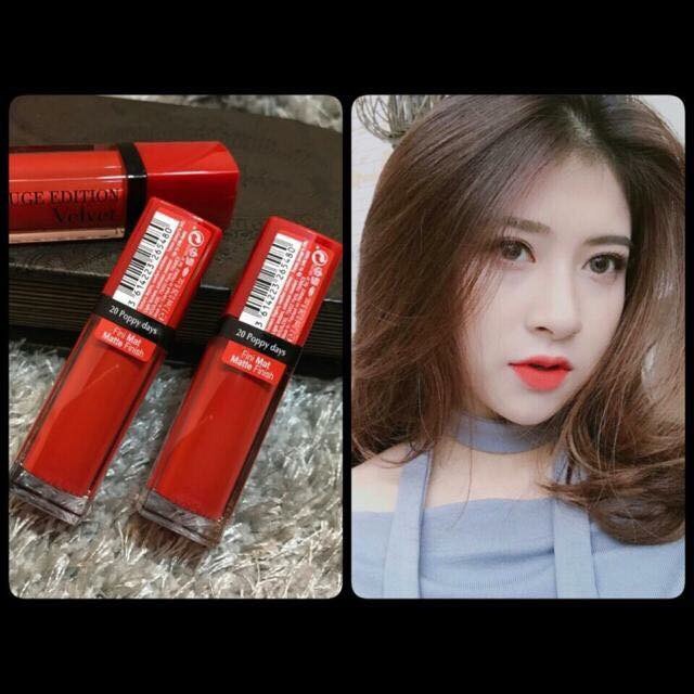 SON KEM LỲ BOURJOIS VELVET PHÁP CHÍNH HÃNG💄MÀU HOT 3-4-18-19-20 