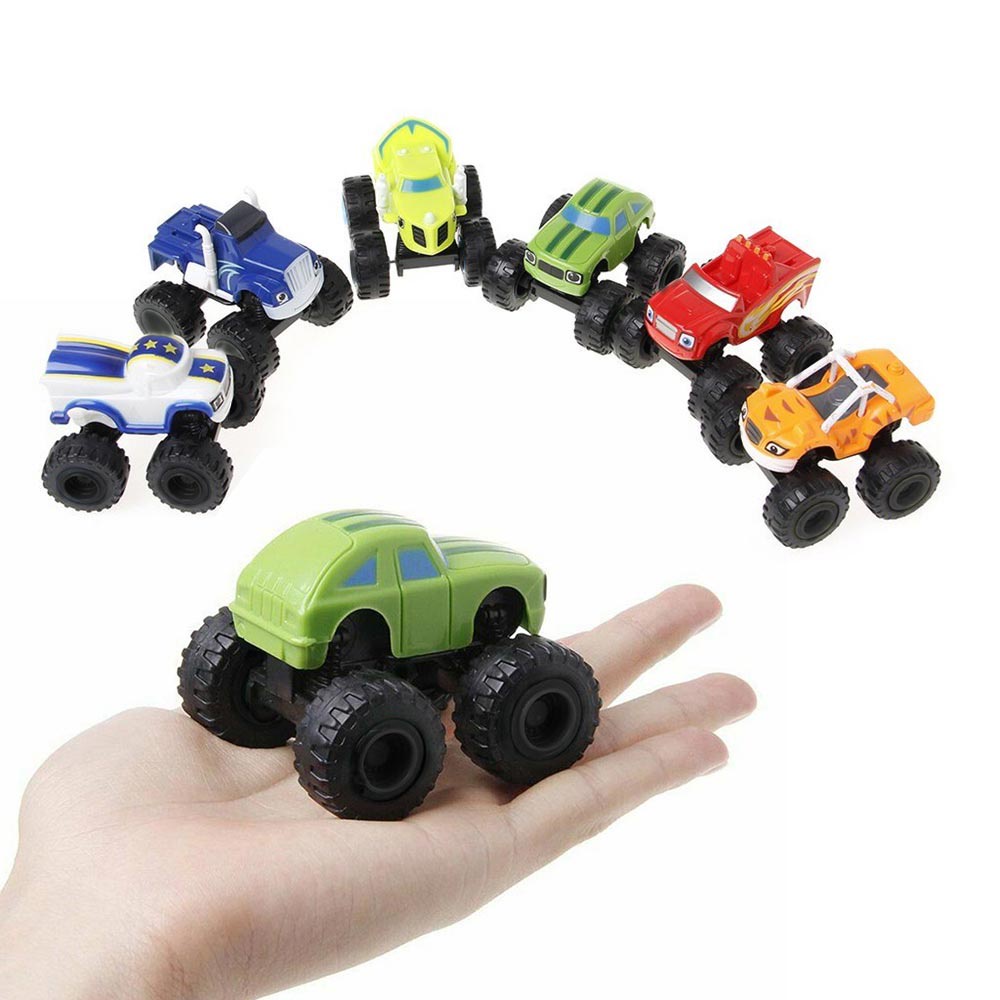 Set 6 Mô Hình Xe Hơi Đồ Chơi Blaze and the Monster Machines Làm Quà Tặng Năm Mới Cho Bé