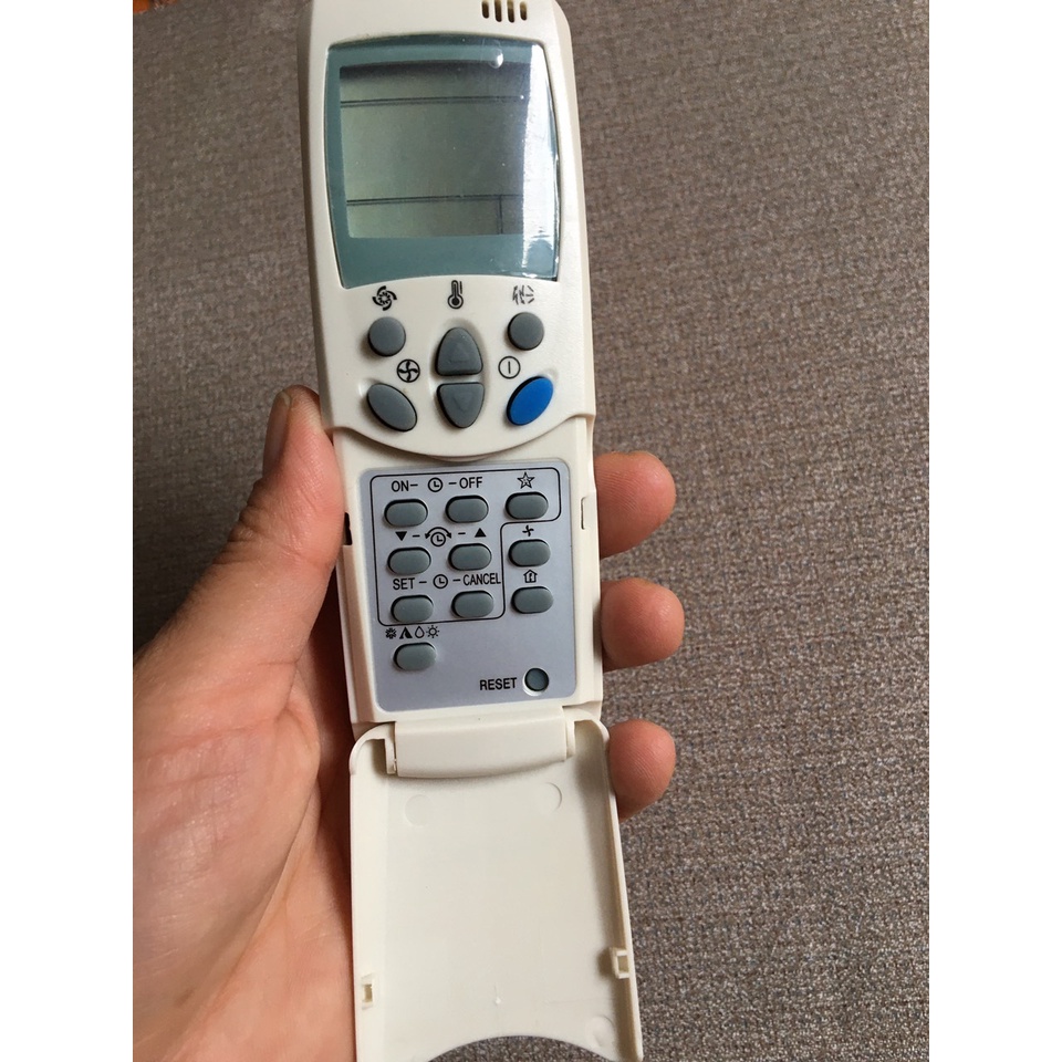 Remote Điều khiển điều hòa máy lạnh LG nắp gập V10 2 chiều loại 6 nút , Tặng pin