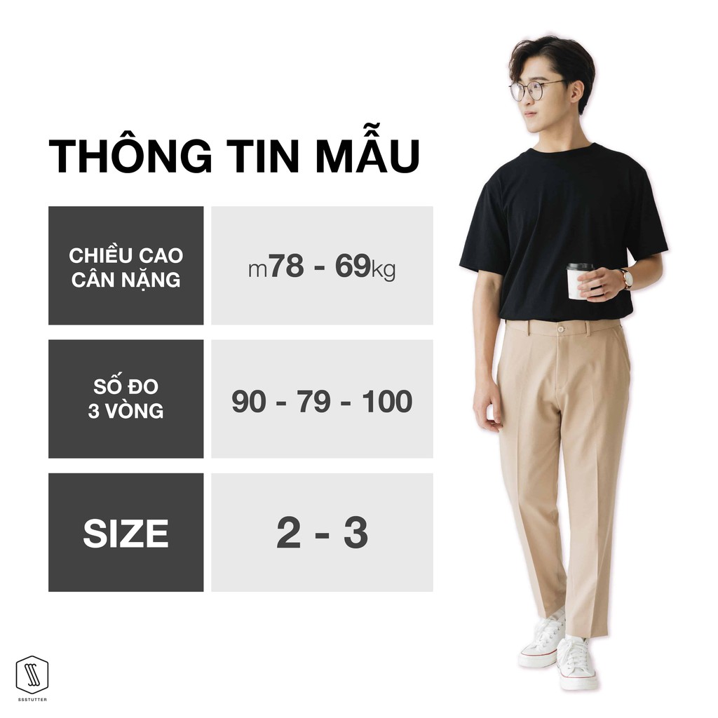 [Mã FATP17 giảm 50K đơn 200K] Áo thun cotton nam nữ unisex SSSTUTTER phông trơn nhiều màu cổ tròn ngắn tay thấm mồ hôi | BigBuy360 - bigbuy360.vn