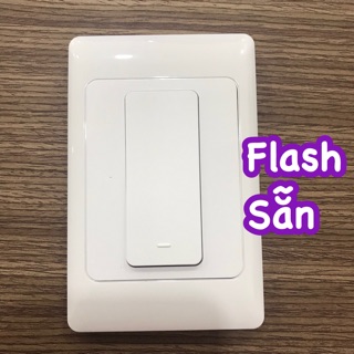 Công tắc cơ wifi Tuya 1 nút flash sẵn dùng với Home Assistant