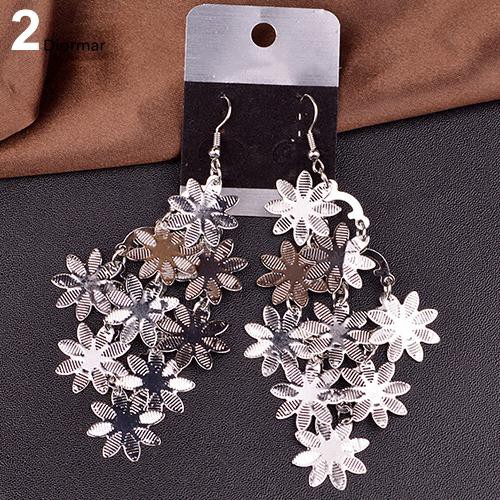 Khuyên tai dạng hoa tuyết độc đáo thời trang Vintage cho nữ