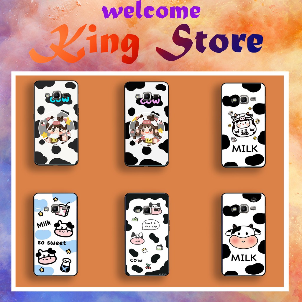 Ốp lưng Samsung J1-2016/J2-2016/J2 Core/J2 Pro/J2 Prime in hình bò sữa siêu đẹp,độc, lạ_KINGSTORE.HN_Ốp SS