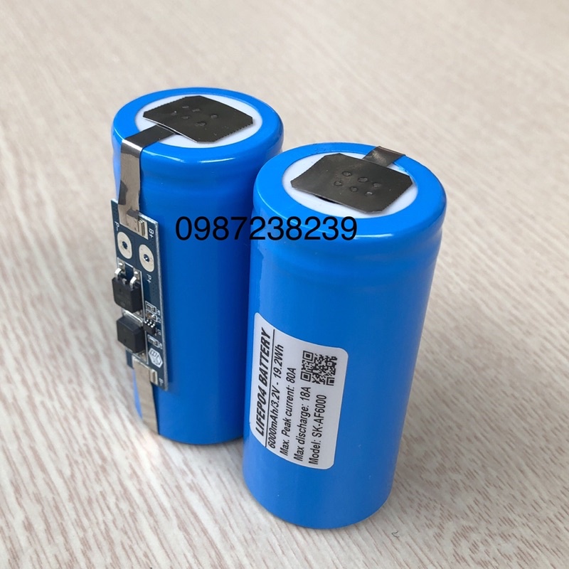 Pin đèn năng lượng mặt trời 3.2V 6AH cao cấp