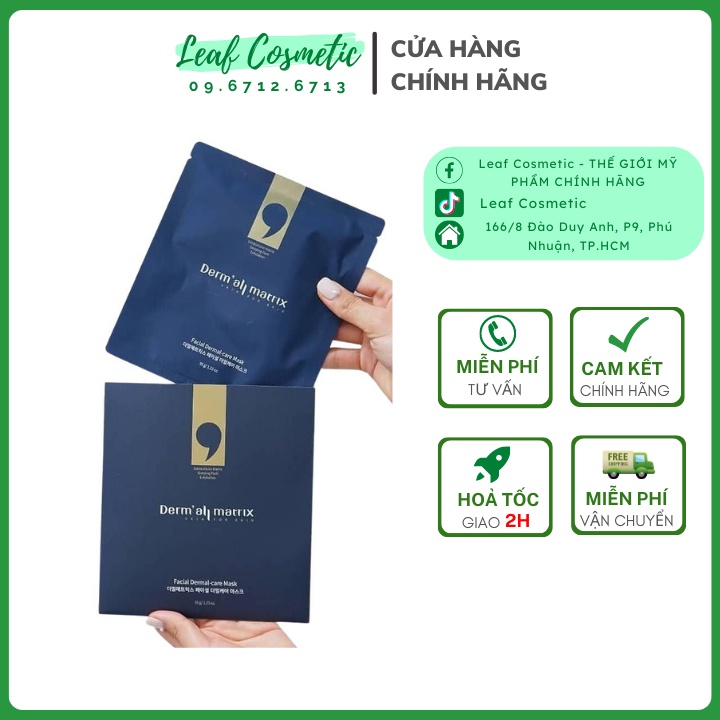 Mặt nạ trắng da, chống lão hoá - Derm-All Matrix Mask