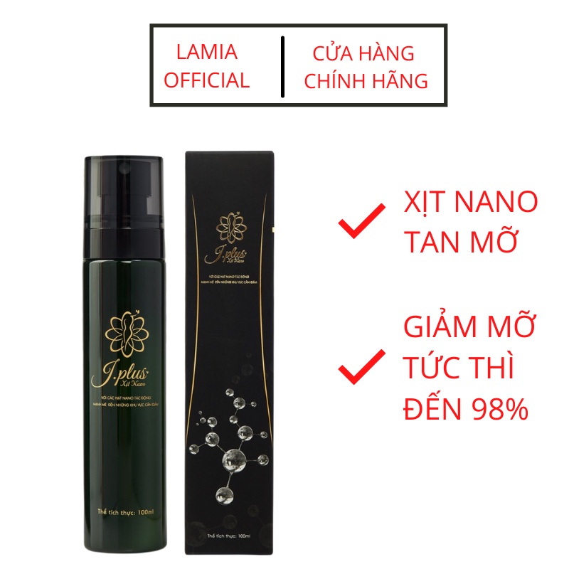 Xịt tan mỡ bụng nano J plus ĐAN TRƯỜNG chính hãng