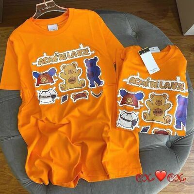 Áo phông nữ màu sắc in chữ AmeDela