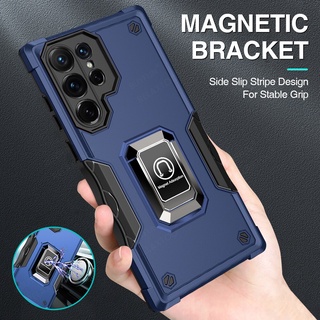 Car magnetie ring stand protect case for samsung galaxy s22 s21 ultra plus s21 s20 fe sansung s22ultra s21fe s20fe cover fundas